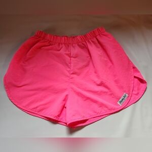 Vintage Hot Neon Pink Panama Jack Shorts Large Womens Split Leg Shorts
